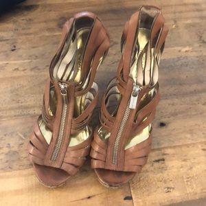 Michael Kors zip front heels